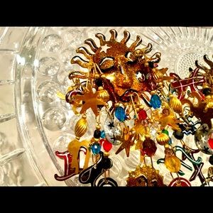 Zodiac Lunch at the Ritz Vintage earrings